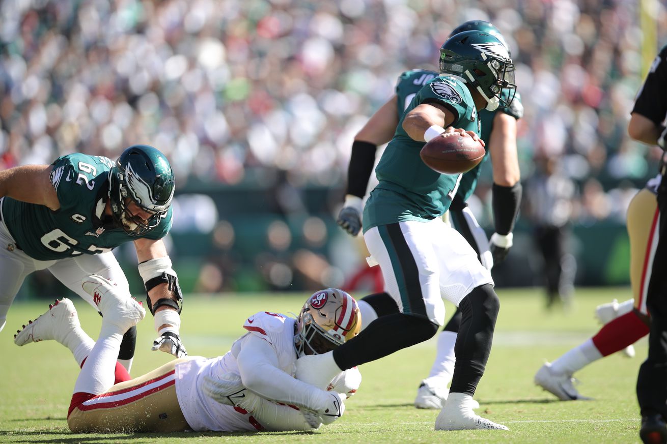 San Francisco 49ers v Philadelphia Eagles