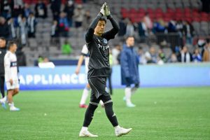 MLS: Real Salt Lake at Vancouver Whitecaps FC With Yohei Takaoka Headshot as the Vancouver Whitecaps FC Loses at Home