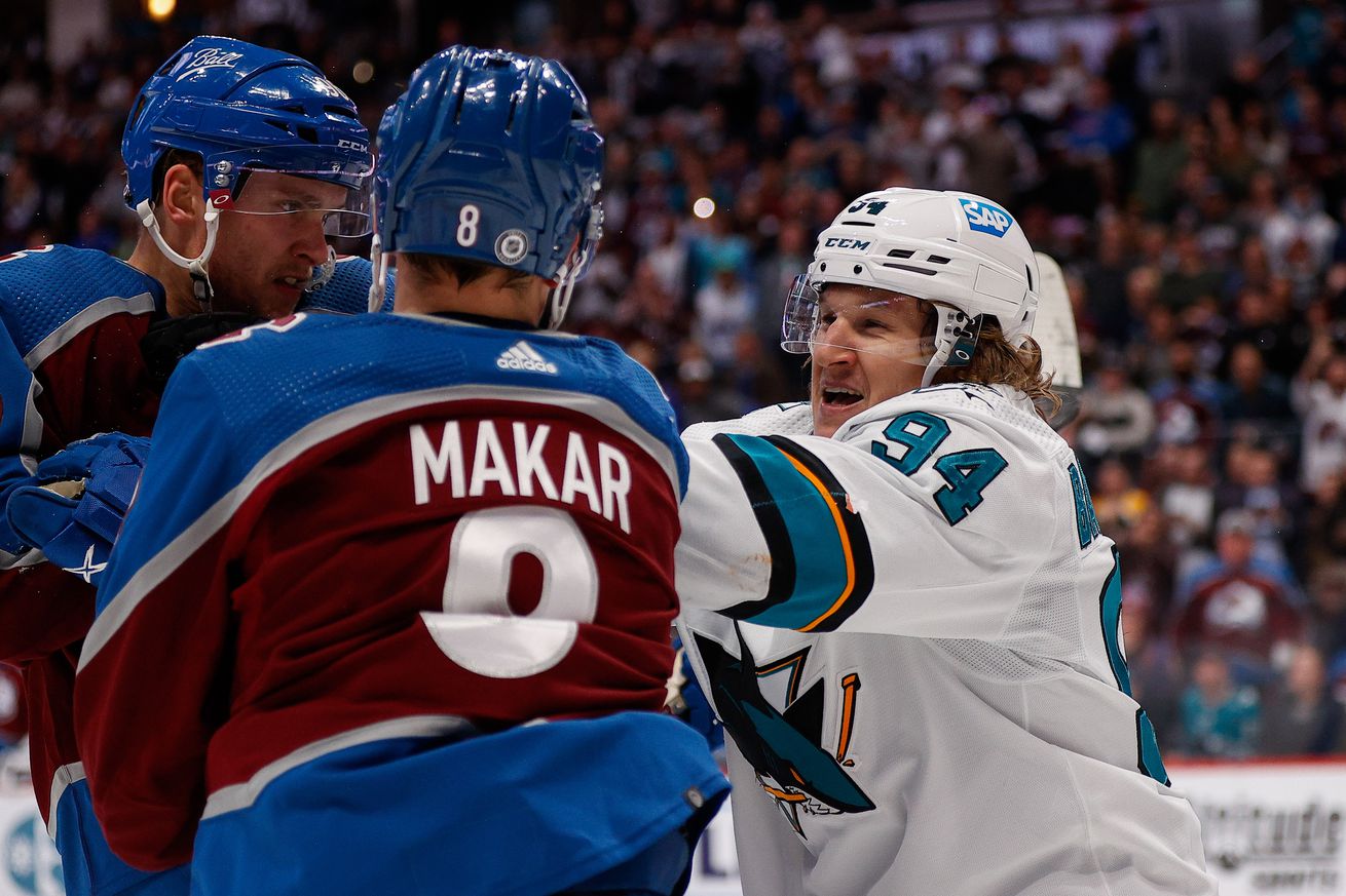 NHL: San Jose Sharks at Colorado Avalanche