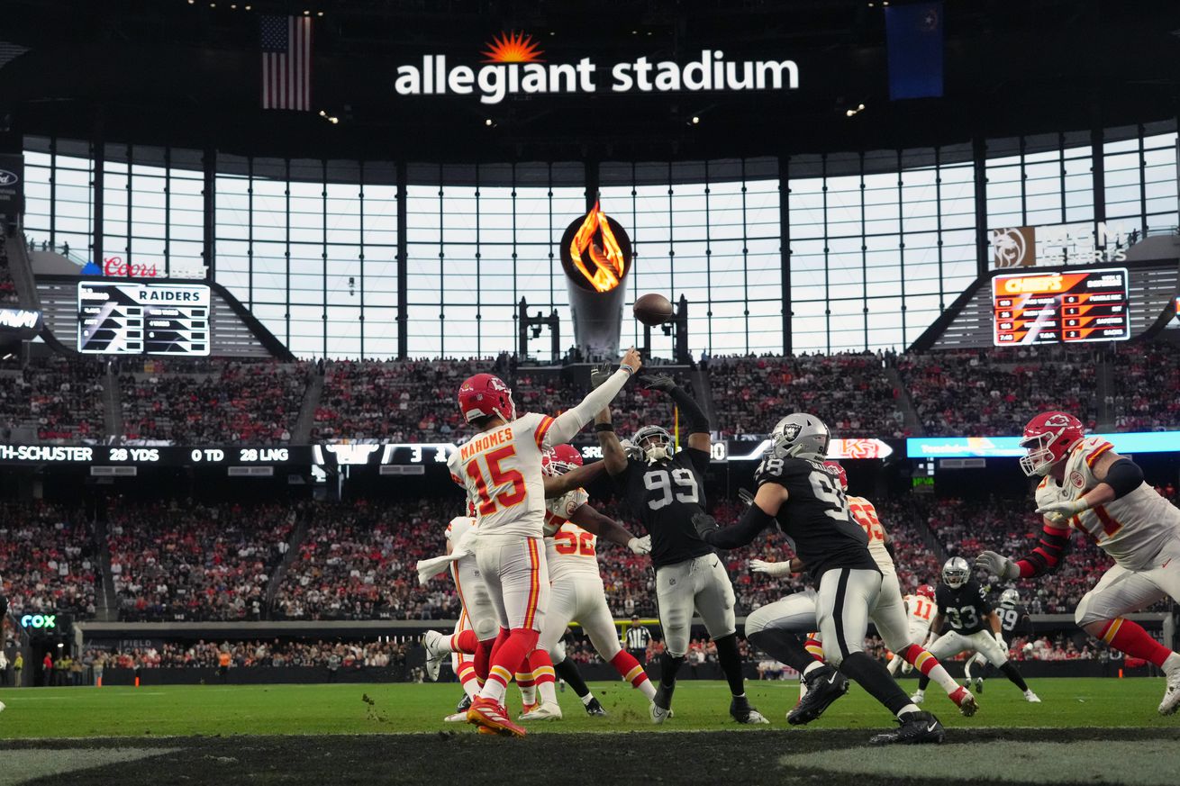 NFL: Kansas City Chiefs at Las Vegas Raiders