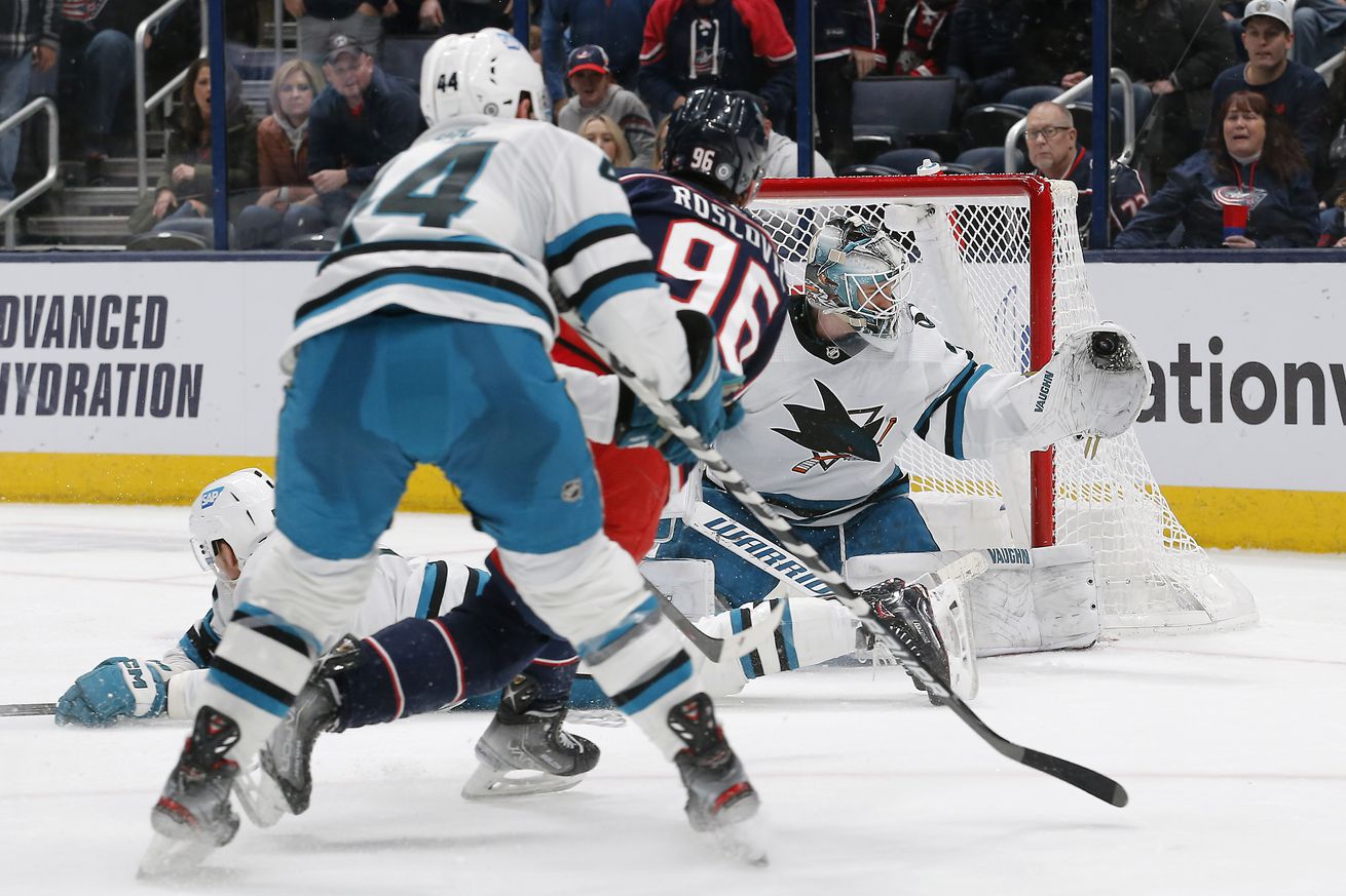 NHL: San Jose Sharks at Columbus Blue Jackets