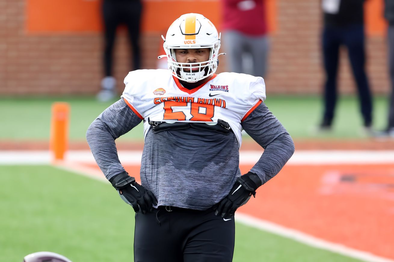 COLLEGE FOOTBALL: FEB 01 Reese’s Senior Bowl Practice