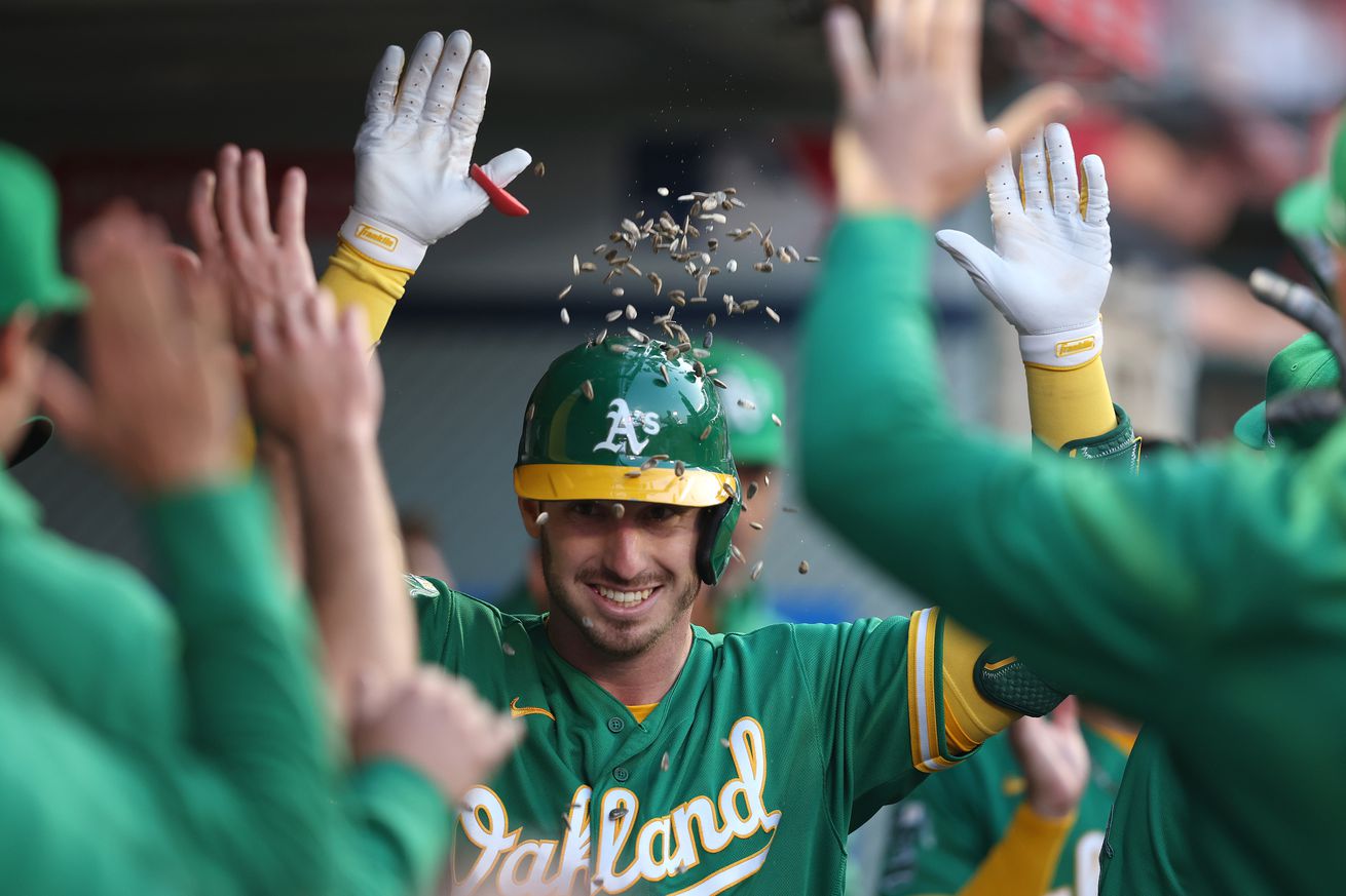 Oakland Athletics v Los Angeles Angels