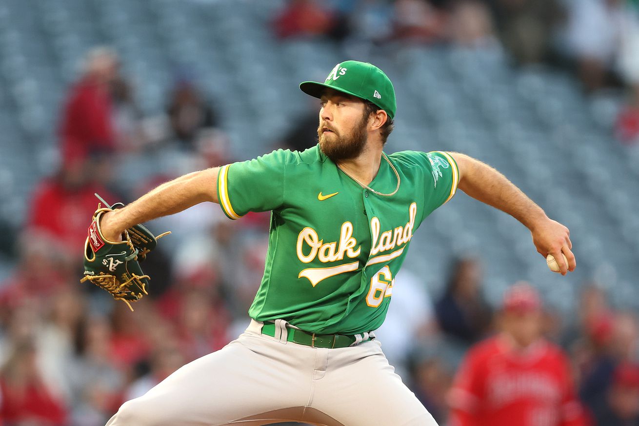 Oakland Athletics v Los Angeles Angels