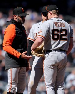 Logan Webb gets pulls from Start on Opening Day