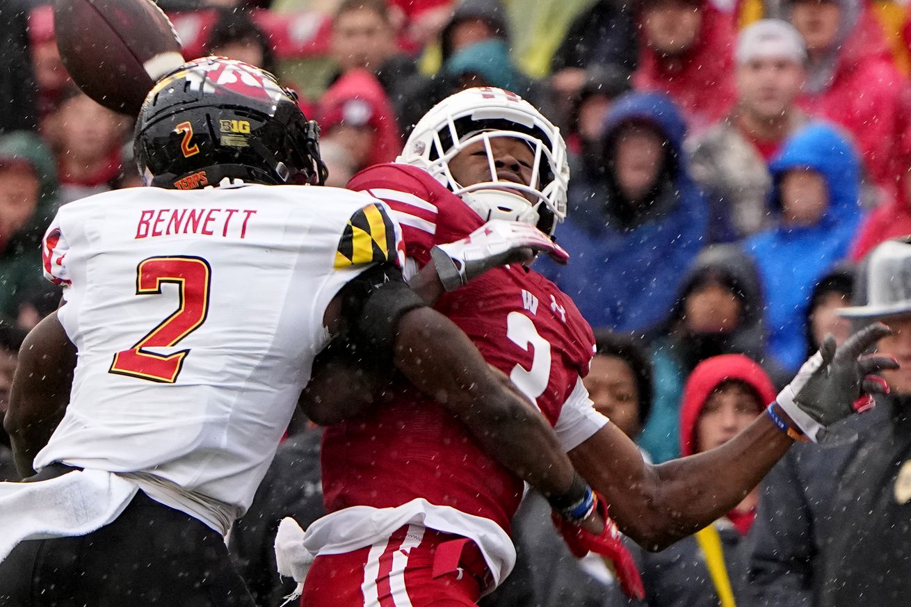 NCAA Football: Maryland at Wisconsin