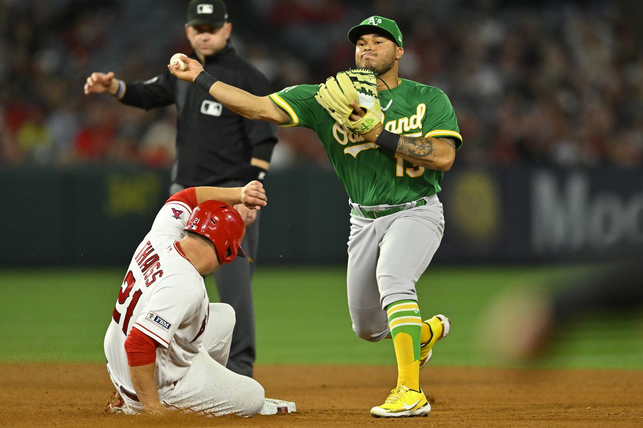 MLB: Oakland Athletics at Los Angeles Angels