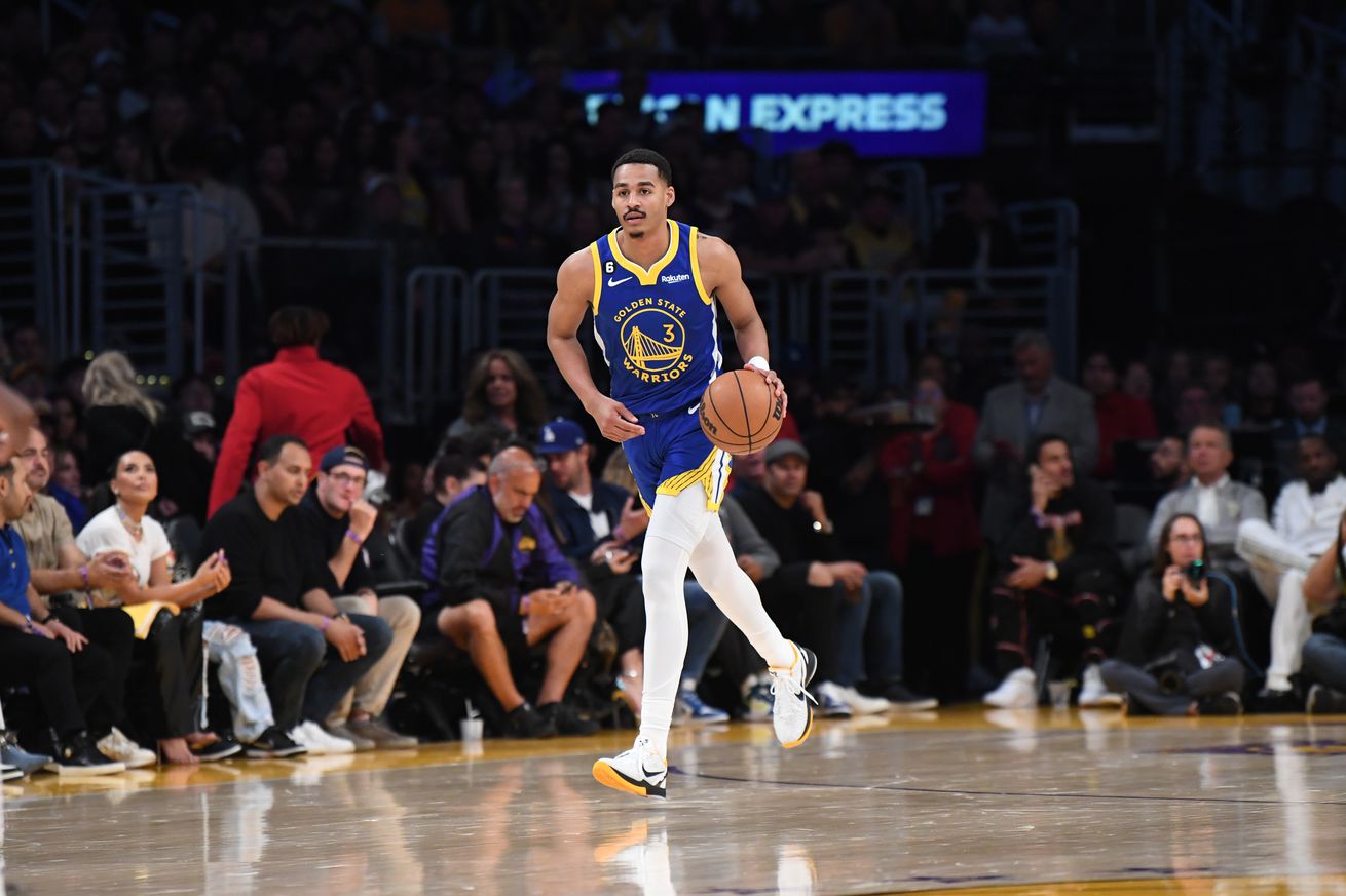 Jordan Poole 2023 NBA Playoffs - Golden State Warriors v Los Angeles Lakers