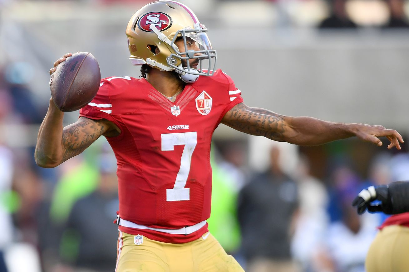 Colin Kaepernick in Seattle Seahawks v San Francisco 49ers