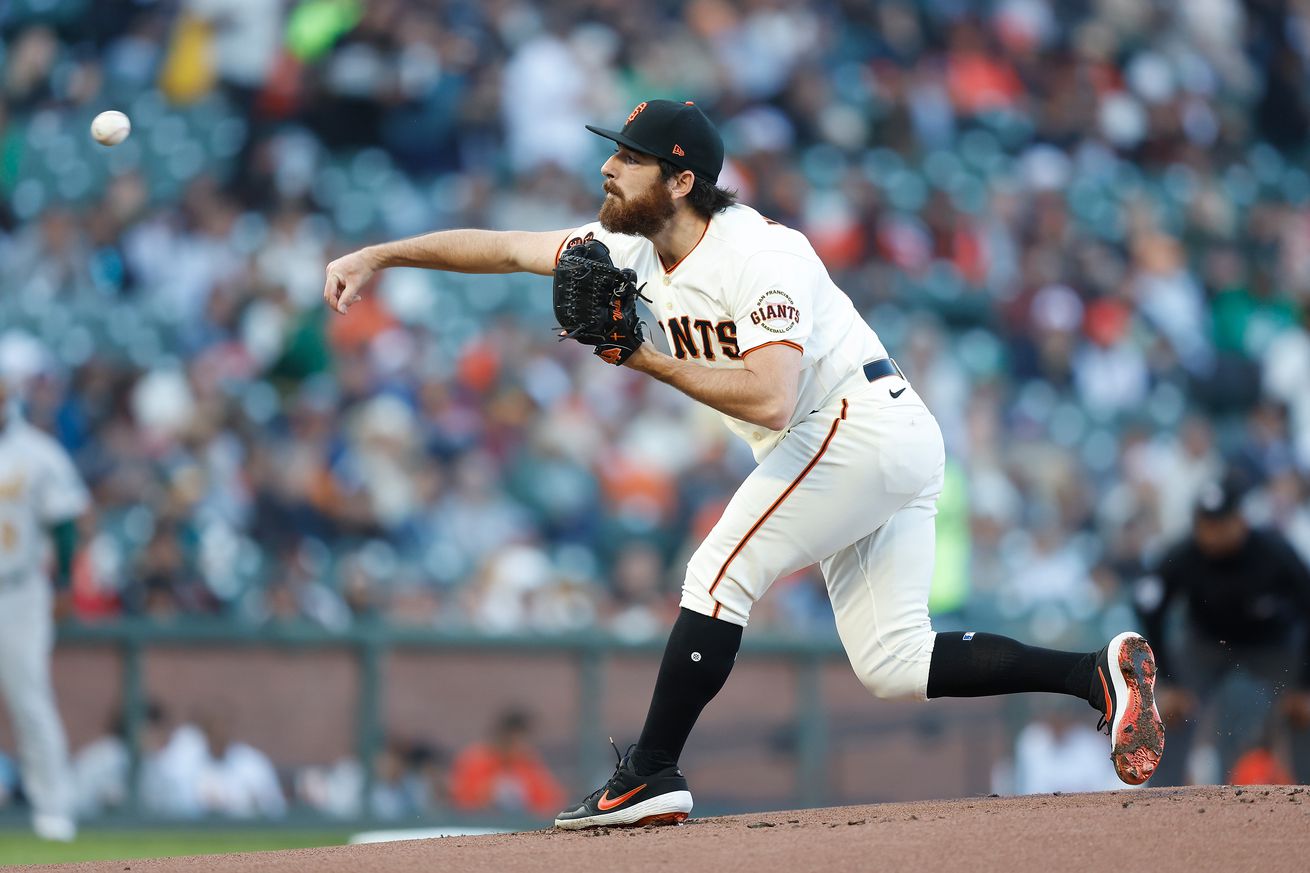 Ryan Walker throwing a pitch