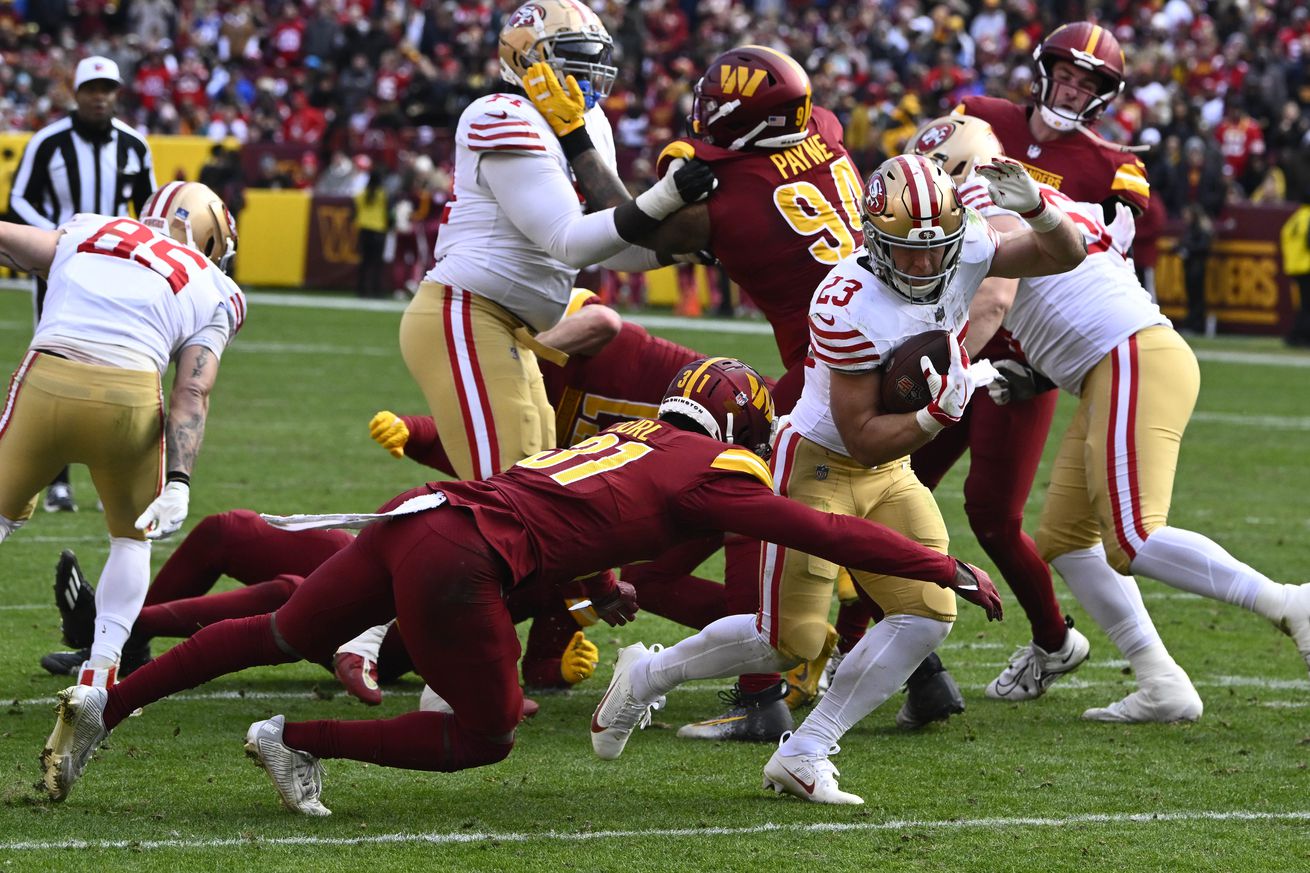 NFL: San Francisco 49ers at Washington Commanders