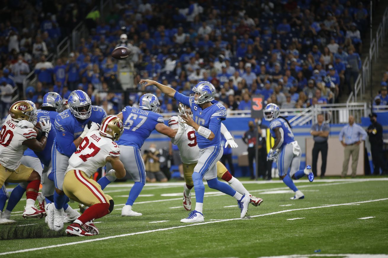 San Francisco 49ers v Detroit Lions