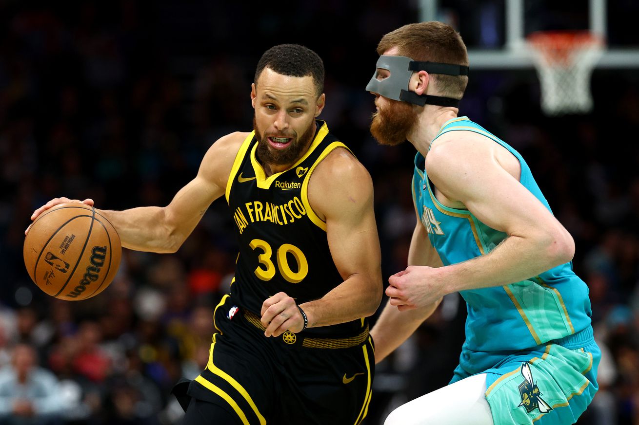 Steph Curry Golden State Warriors v Charlotte Hornets