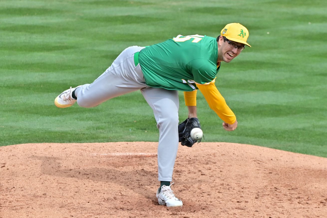 MLB: Spring Training-Oakland Athletics at Los Angeles Angels