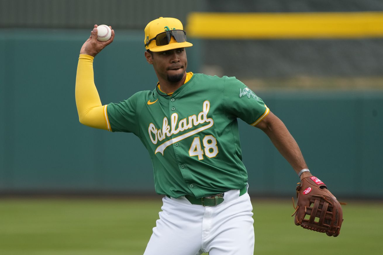 MLB: Spring Training-Los Angeles Angels at Oakland Athletics