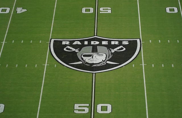 Raiders logo, NFL, Allegiant Stadium