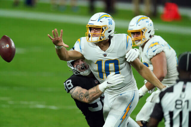 Maxx Crosby, Justin Herbert, Chargers, Raiders