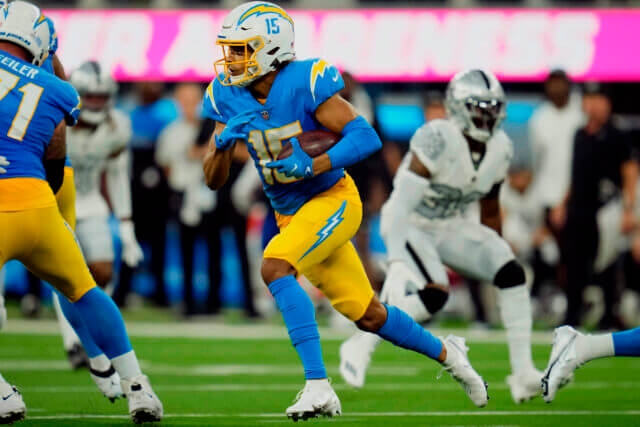 Jalen Guyton, Chargers, Raiders