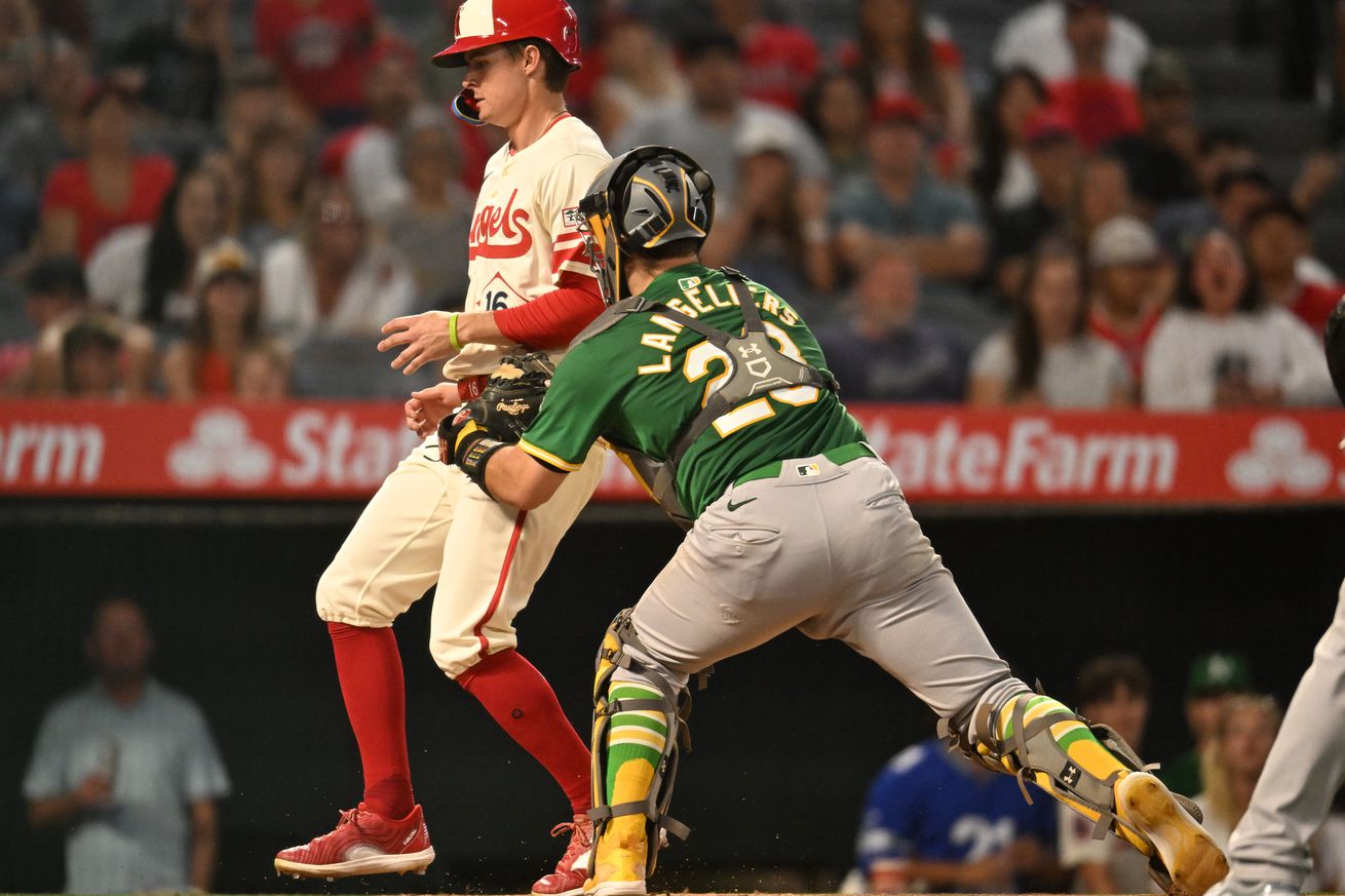 Oakland Athletics v Los Angeles Angels