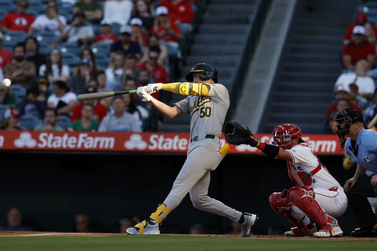 Oakland Athletics v Los Angeles Angels