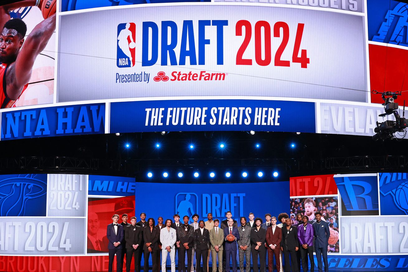 The scene at the 2024 NBA Draft. 