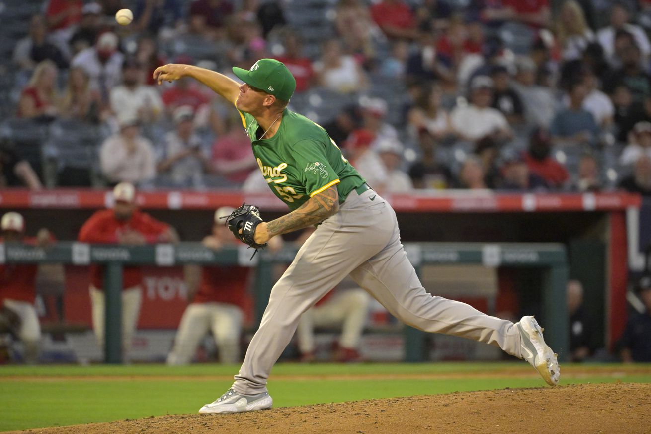 MLB: Oakland Athletics at Los Angeles Angels