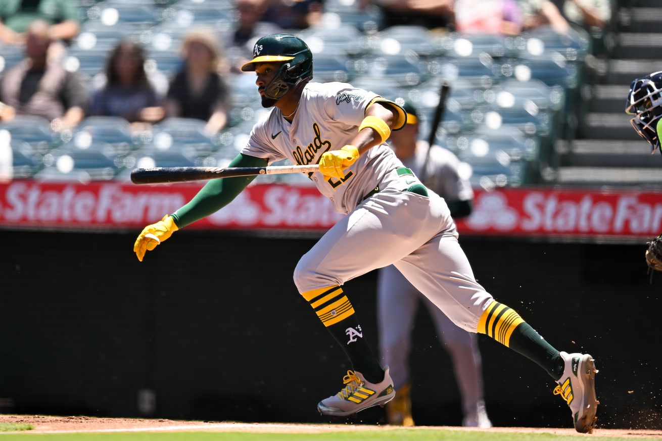 Oakland Athletics v Los Angeles Angels