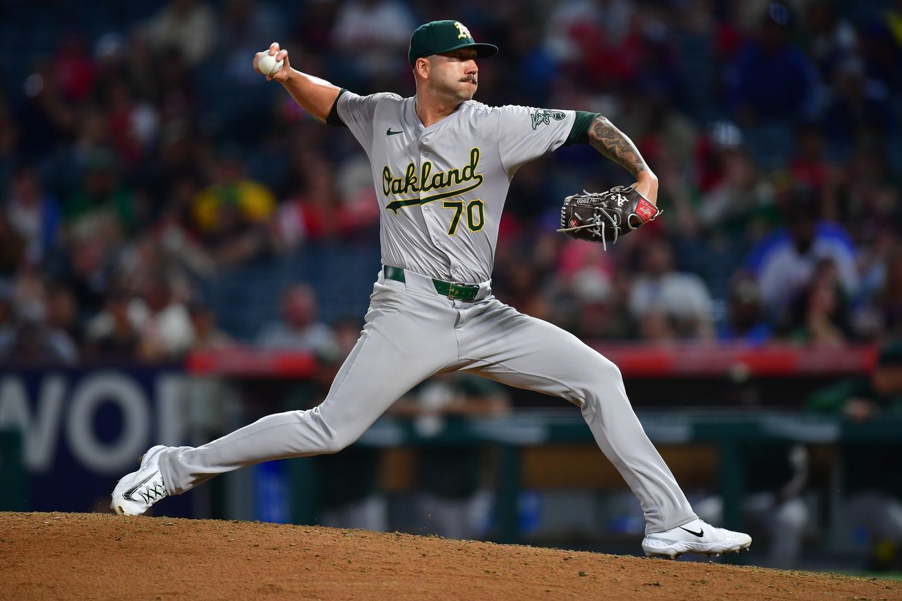 MLB: Oakland Athletics at Los Angeles Angels