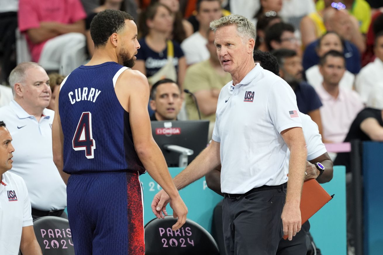 Olympics: Basketball-Men Group C - SRB-USA