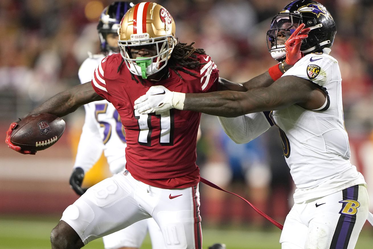 Brandon Aiyuk Baltimore Ravens v San Francisco 49ers