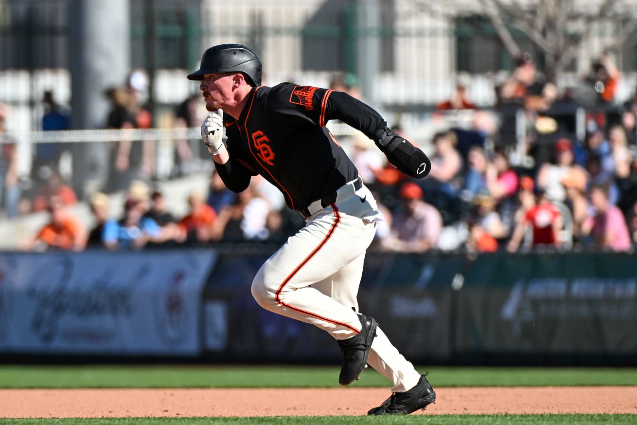 Wade Meckler running the basepaths. 