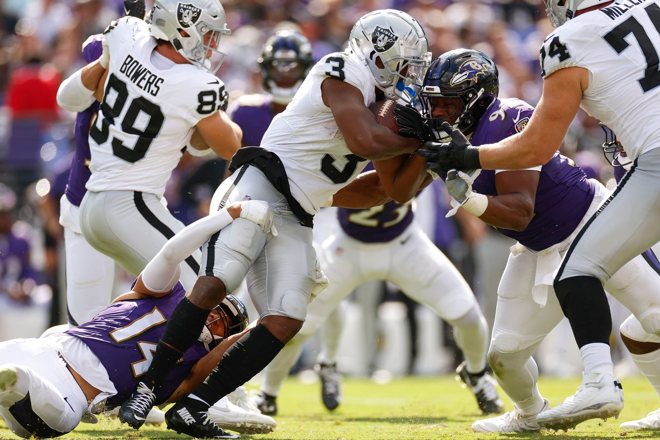 Las Vegas Raiders v Baltimore Ravens