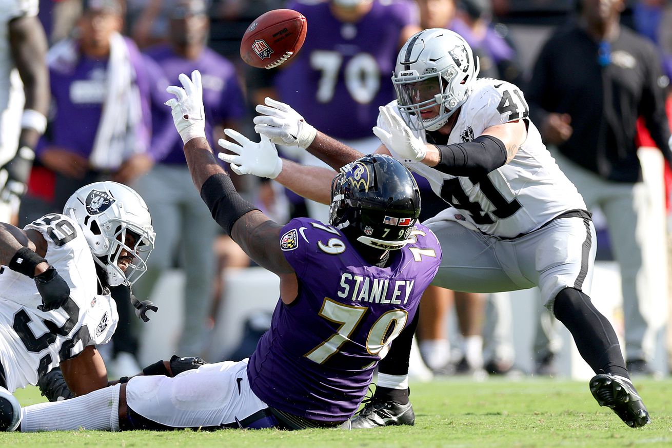 Las Vegas Raiders v Baltimore Ravens