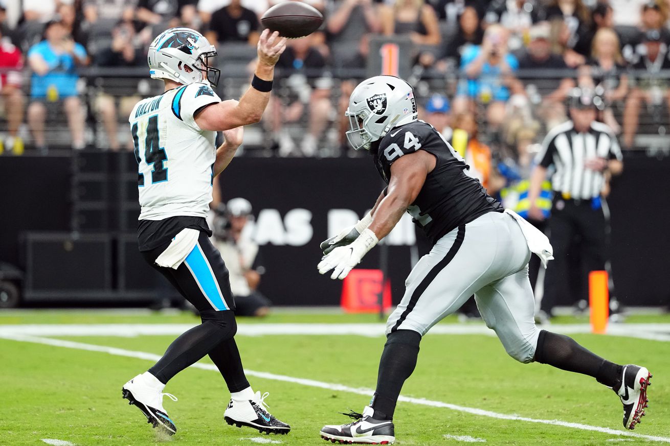 Carolina Panthers v Las Vegas Raiders