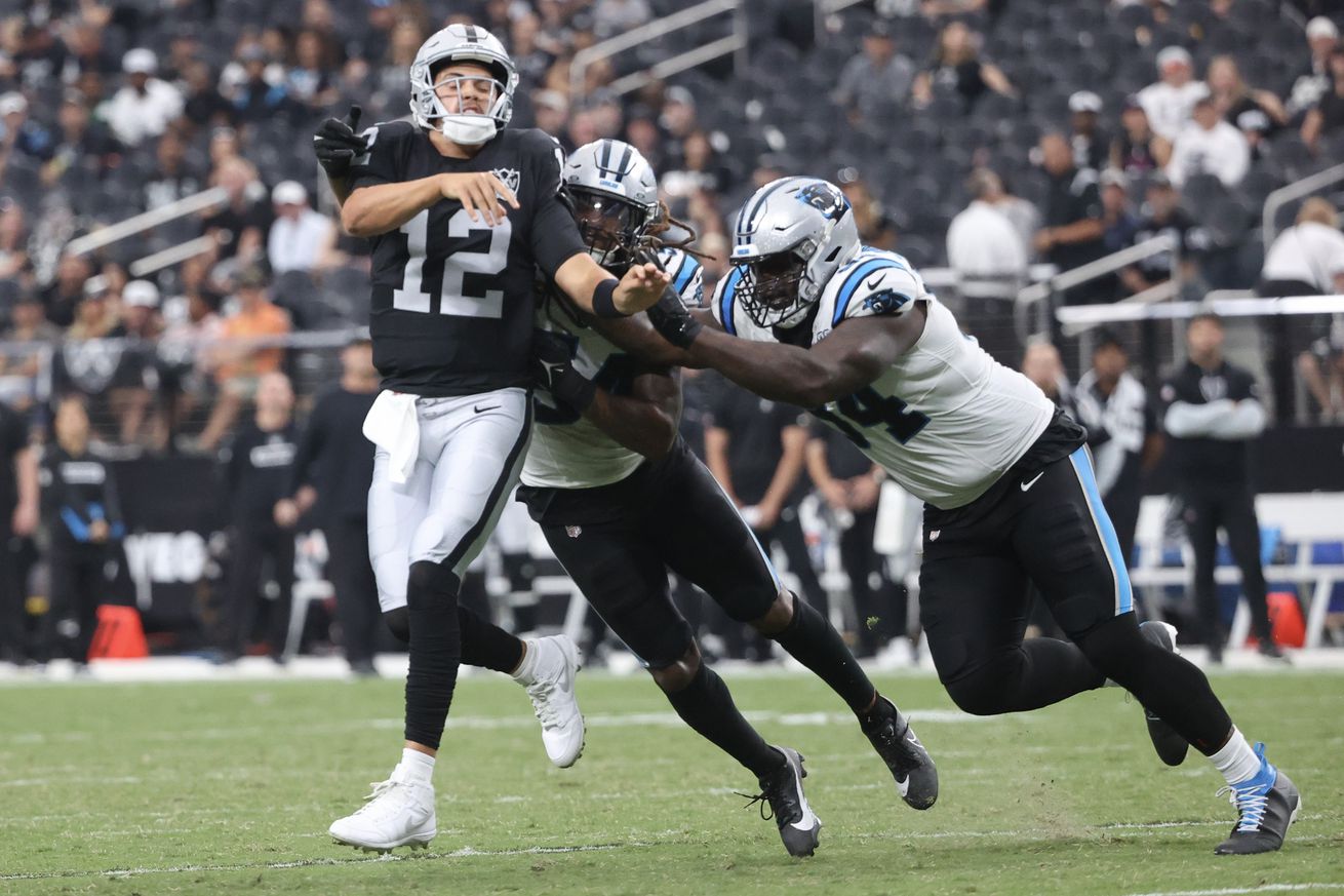 Carolina Panthers v Las Vegas Raiders