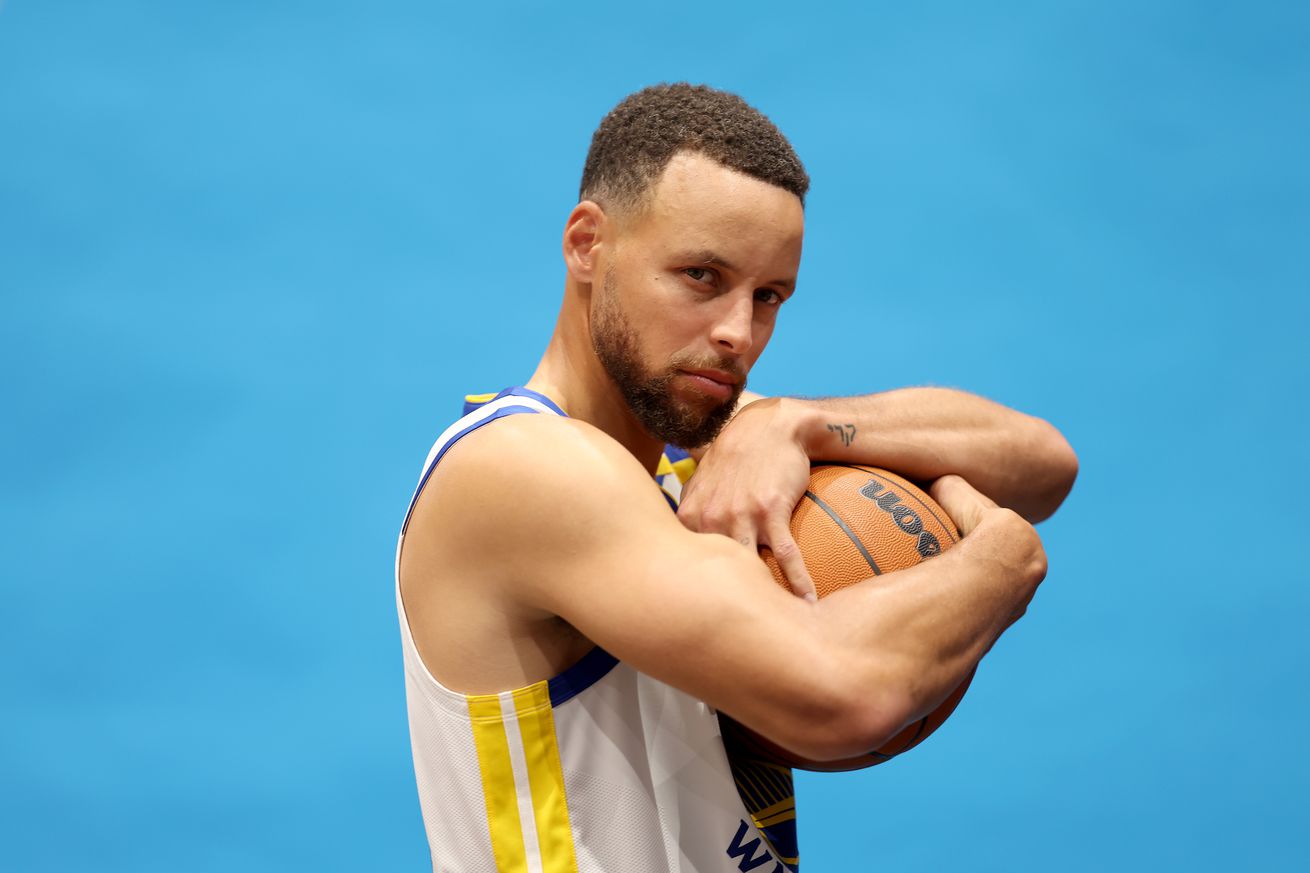 Steph Curry Golden State Warriors Media Day