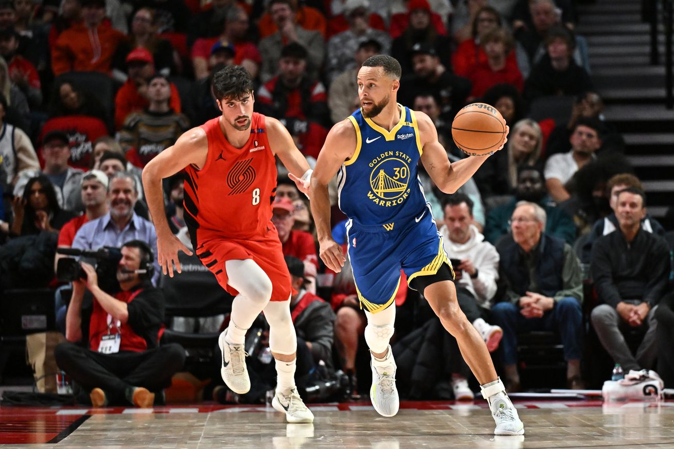 Golden State Warriors v Portland Trail Blazers