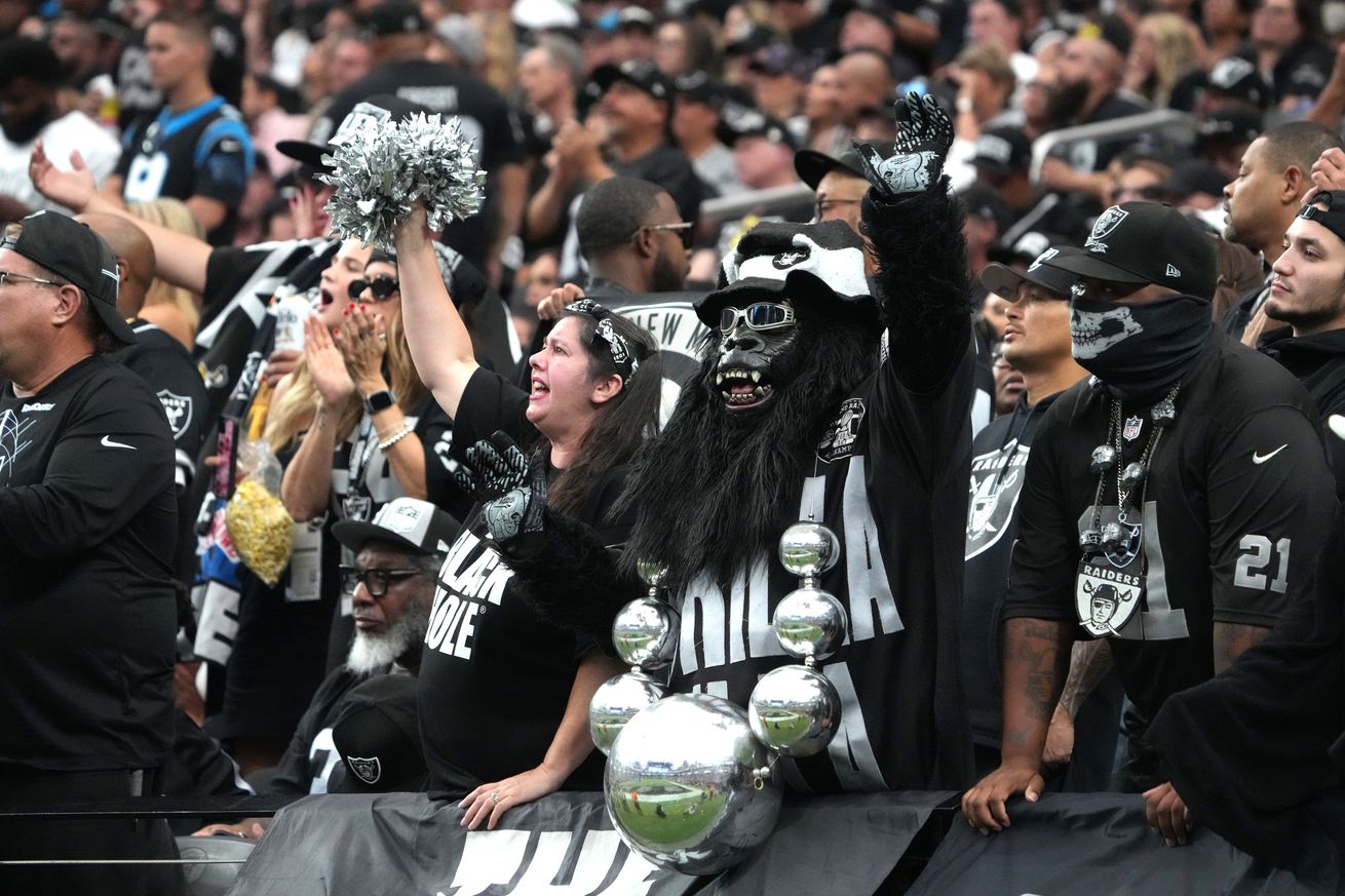 NFL: Carolina Panthers at Las Vegas Raiders