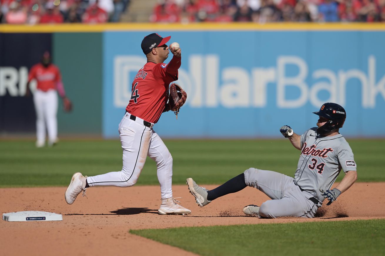 MLB: ALDS-Detroit Tigers at Cleveland Guardians