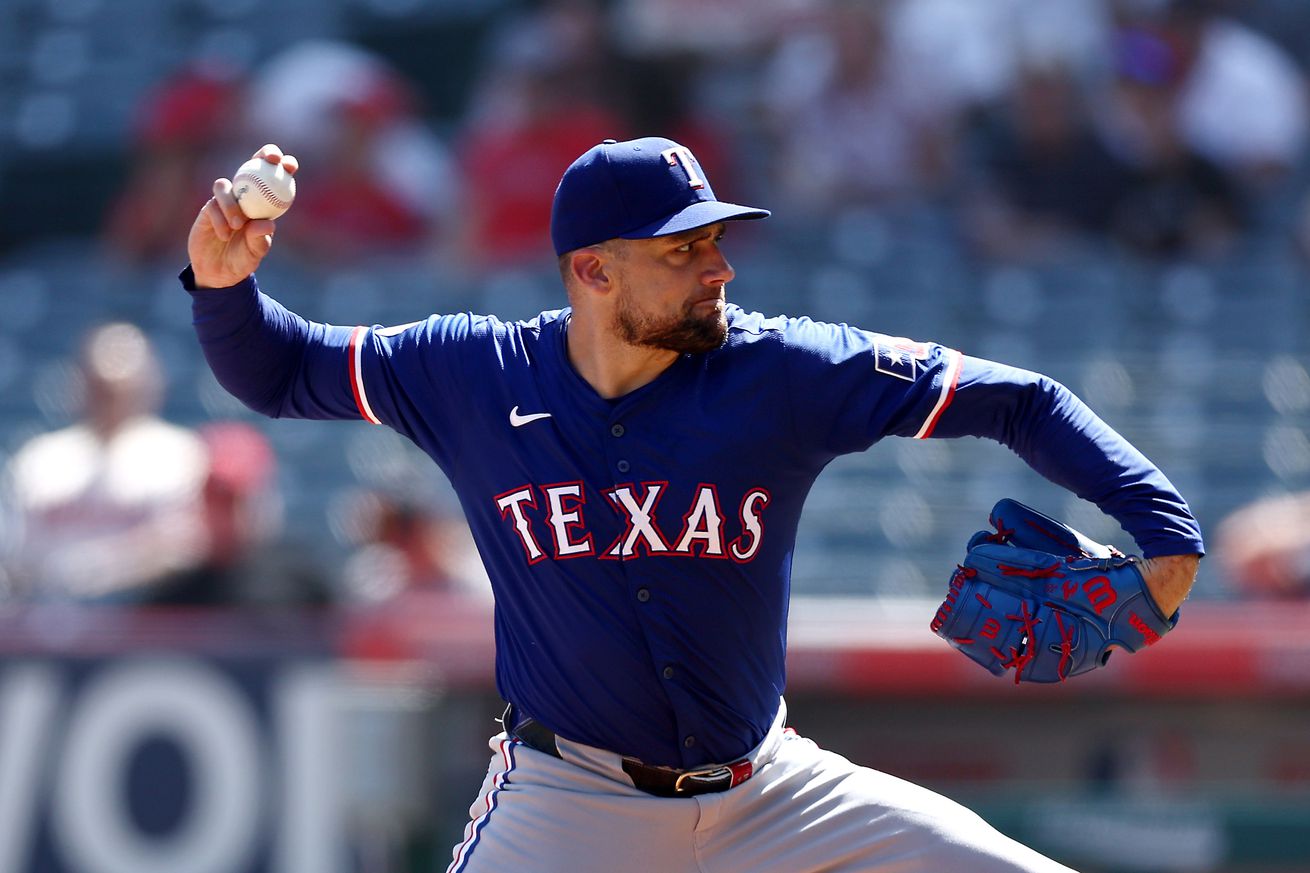 Texas Rangers v Los Angeles Angels