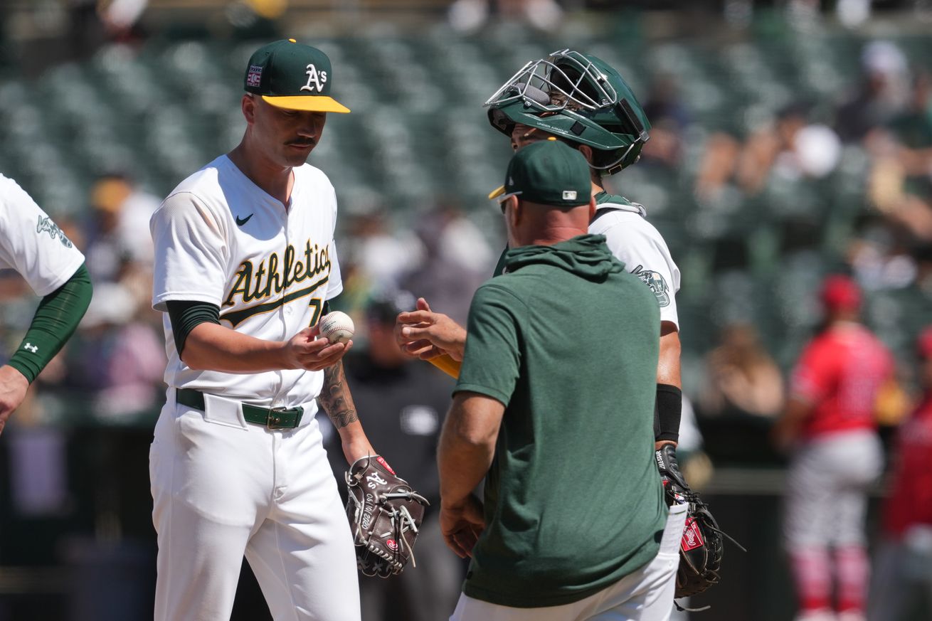 MLB: Los Angeles Angels at Oakland Athletics