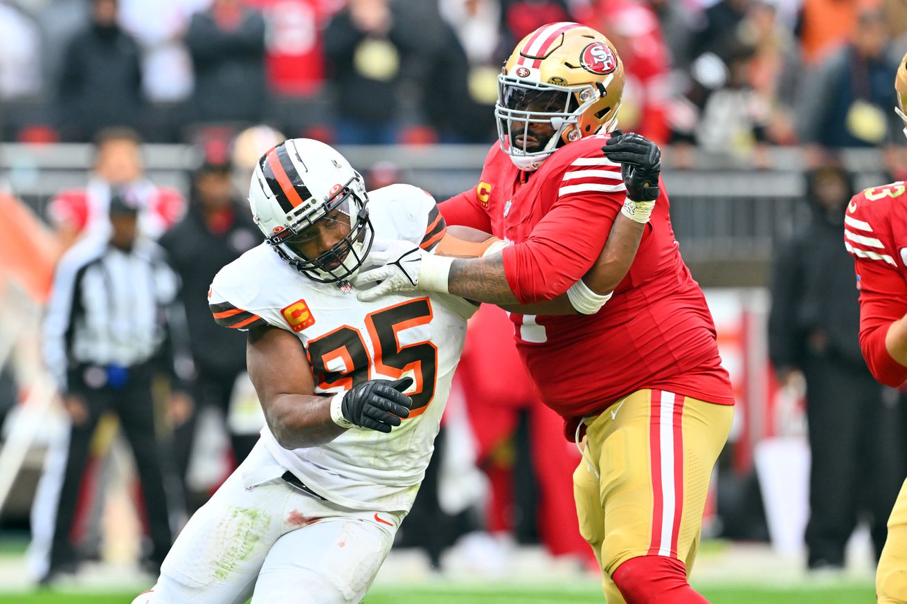 Myles Garrett San Francisco 49ers v Cleveland Browns