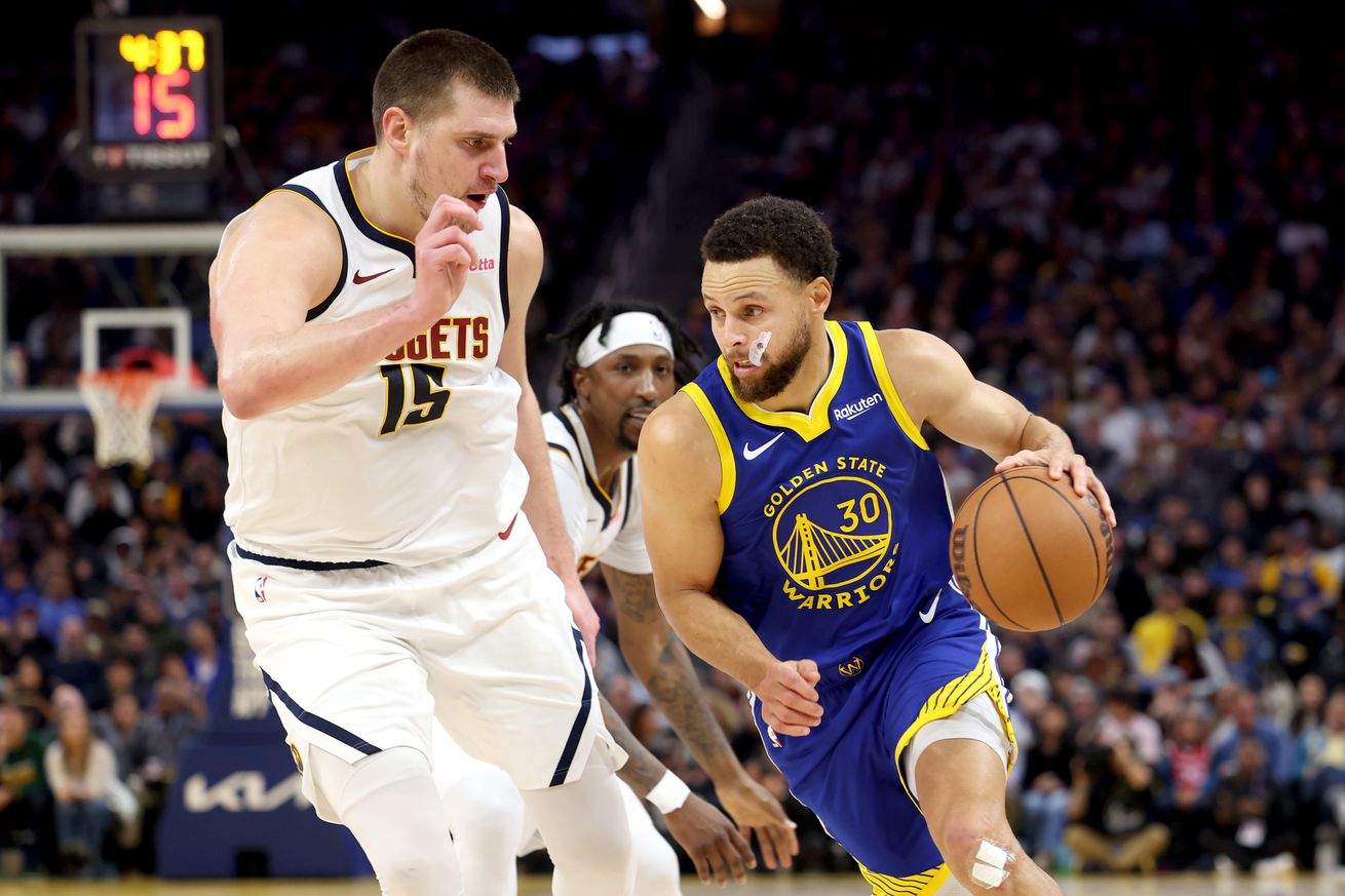 Denver Nuggets against the Golden State Warriors