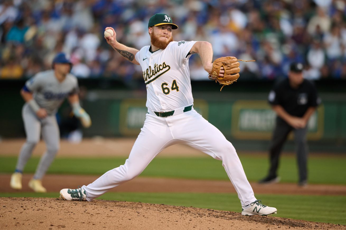 MLB: Los Angeles Dodgers at Oakland Athletics