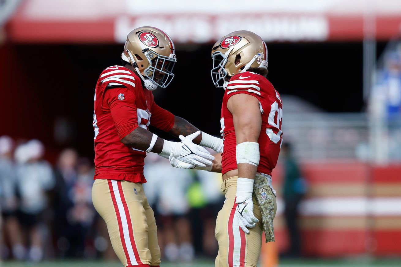 Nick Bosa, Leonard Floyd Seattle Seahawks v San Francisco 49ers