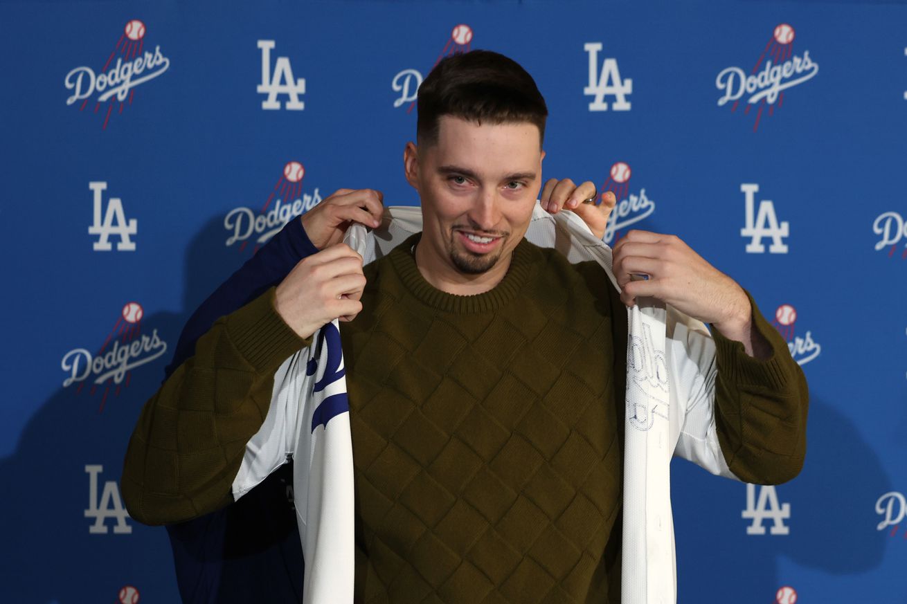 Los Angeles Dodgers Introduce Blake Snell