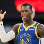 Golden State Warriors guard Dennis Schroder