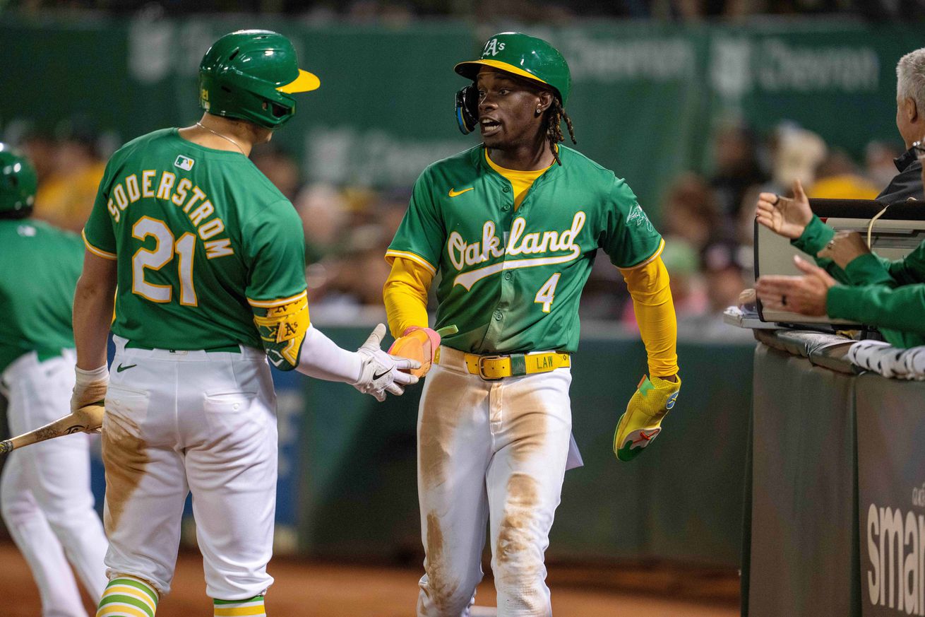 MLB: Texas Rangers at Oakland Athletics