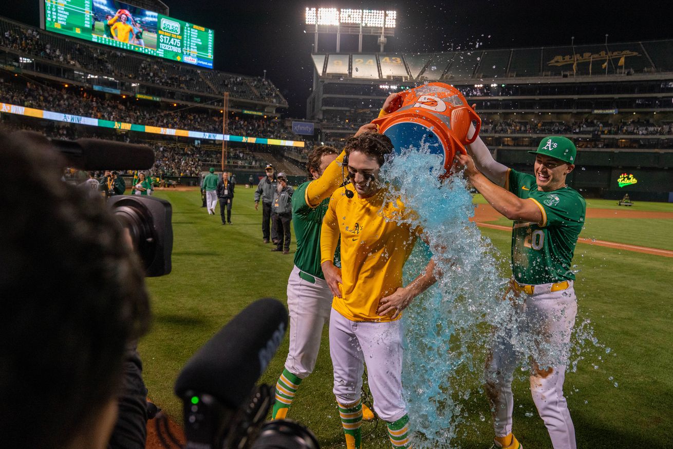 MLB: Texas Rangers at Oakland Athletics