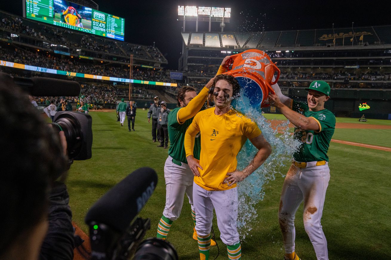 MLB: Texas Rangers at Oakland Athletics